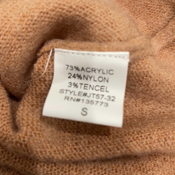 Nwt Olivacious Soft Pullover Front Tie Sweater SZ S - Picture 4 of 5